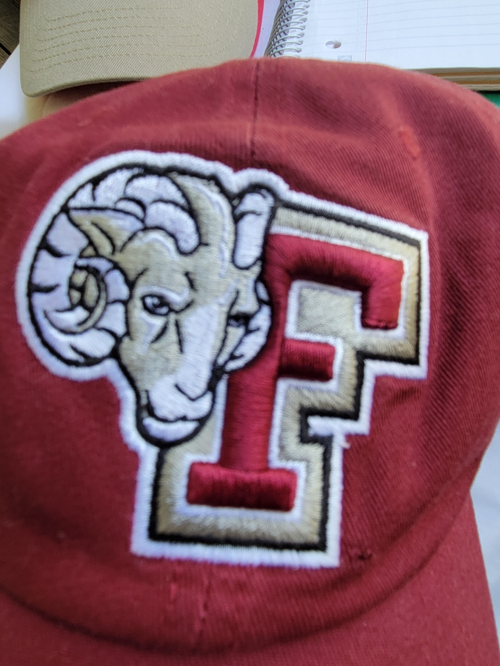 Maroon Rams Logo Baseball Cap - Men - Picture 5 of 5